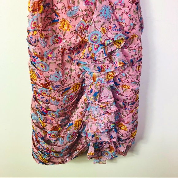 WALTER BAKER NWT Pink floral dress back zipper SIZE: 4 - Picture 4 of 11